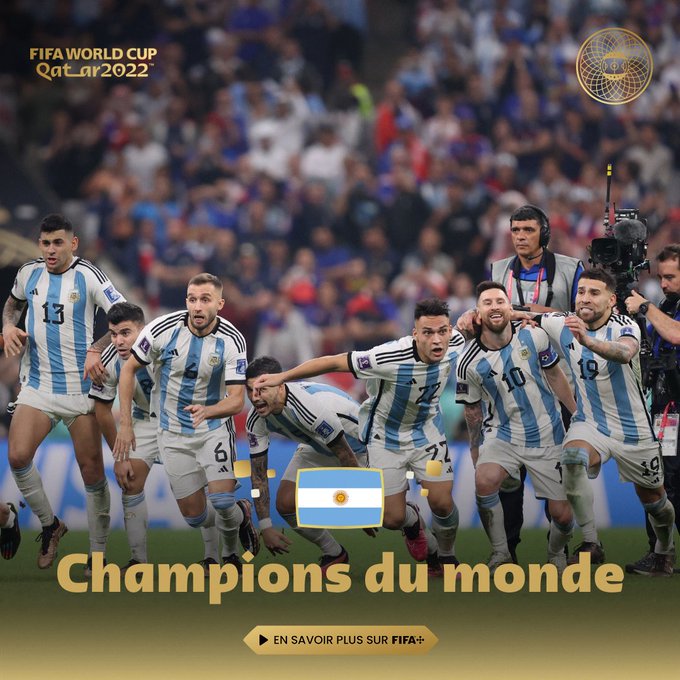 Mondial 2022 : L’Argentine championne du monde après une finale fantastique face aux Bleus