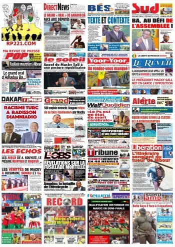 Revue de presse du lundi 12 décembre 2022