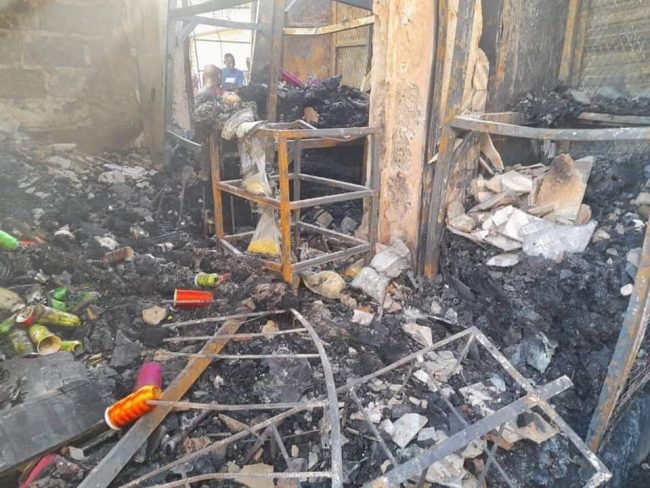 Incendie au marché Ocass : Plus de 113 cantines et 70 magasins partis en feu