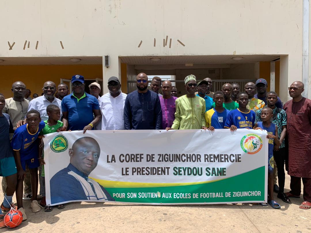 Ziguinchor – Soutien aux écoles de foot : Seydou Sané casque plus de 10 millions