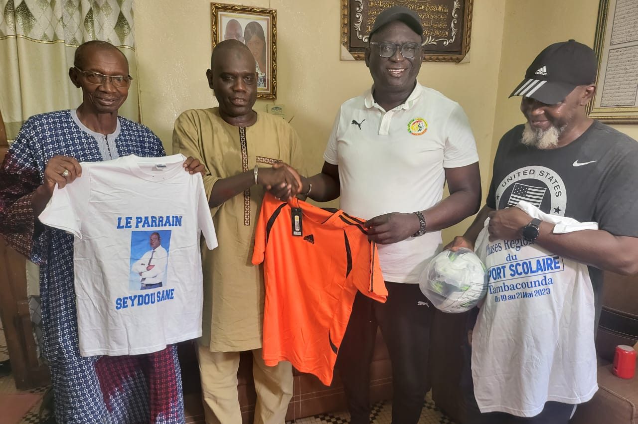 Sport scolaire : Seydou Sané gâte les jeunes de Tamba